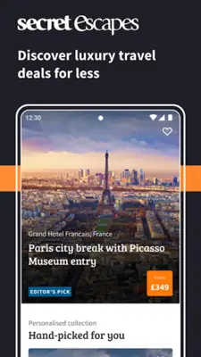 Secret Escapes android App screenshot 3